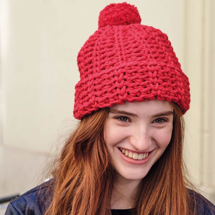 Womens Genuine Merino Cap Crochet Kit - A/W - Easy - (5021-6-A)
