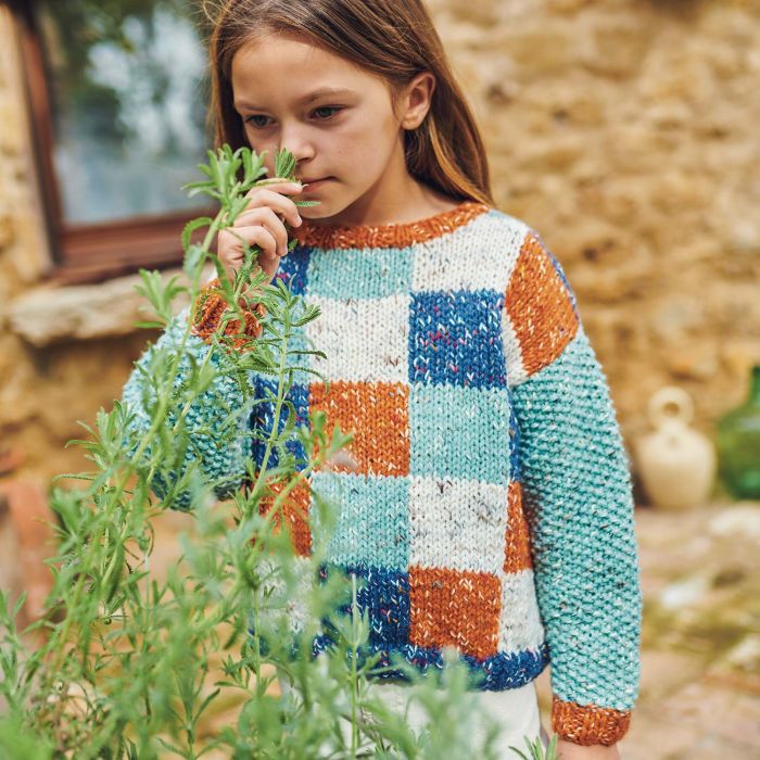 Kids Pluton Sweater Knitting Kit (6280-6) ¦ Katia