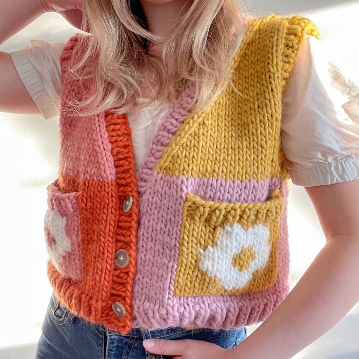 dæk Kina berolige Lila Vest in WOW! Pattern by @vicky.knits - A/W - Intermediate -  (11111-11)¦ Katia.com