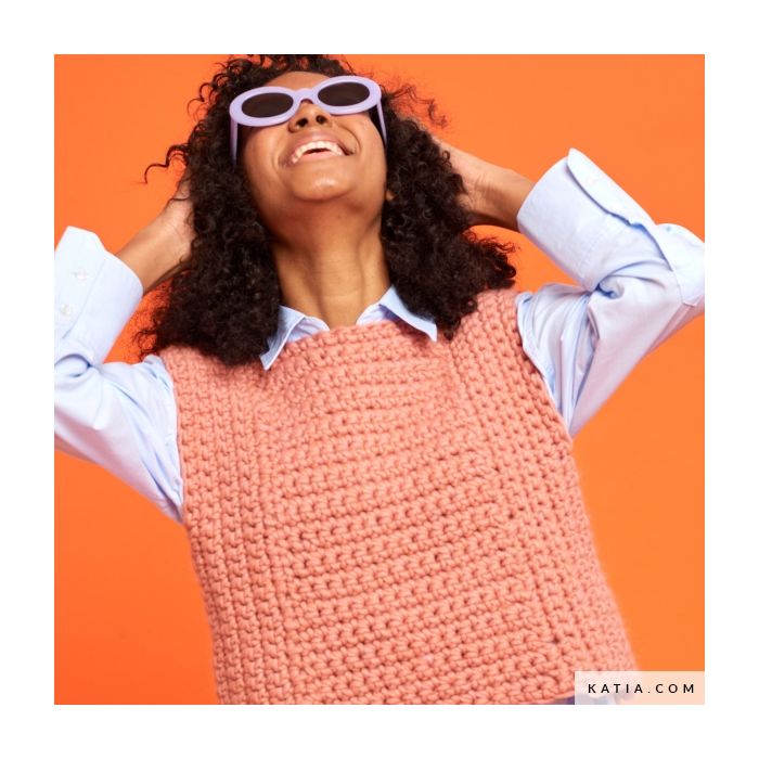WOW! Highkey Crochet Vest Kit - Easy - (99999-1027-8)¦