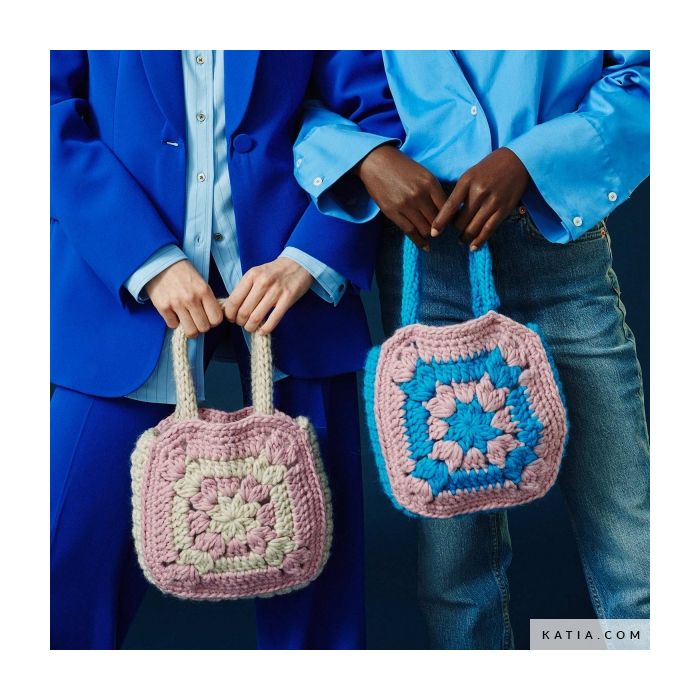 10 Crochet Granny Square Bag Patterns - This is Crochet