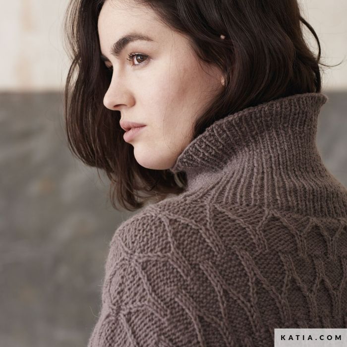 Womens Sweater Knitting Pattern (6185-48) ¦