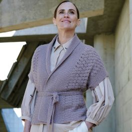 Womens Kimono-Style Jacket Crochet Kit - A/W - Intermediate