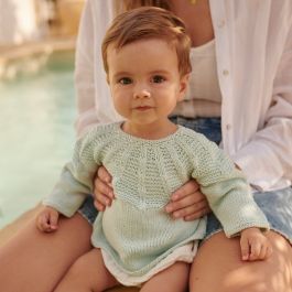 andmary Baby knit babushka グレー ANDMARY】Baby knit babushka