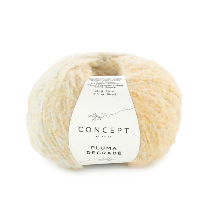 【BAON】[unisex] Empo Gradation Wool Knit Lightweight Baby Alpaca Wool Hooded Unisex Poncho Pullover