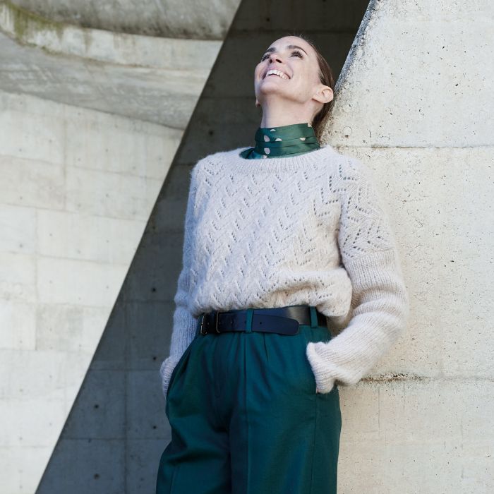 Womens Boxy Sweater Knitting Pattern - A/W - Advanced