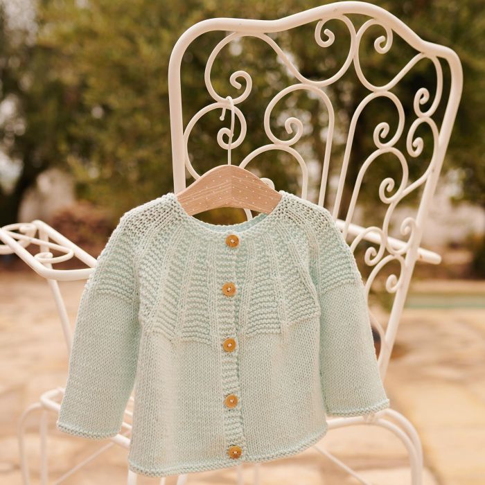 andmary Baby knit babushka グレー ANDMARY】Baby knit babushka