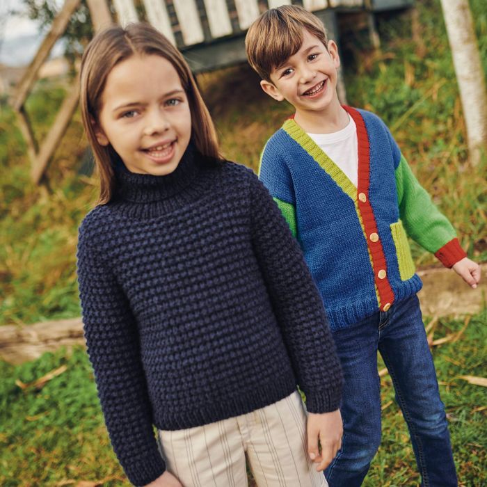 【破格！】PLAN C alpaca knit sweater Baby Alpaca Andes Pattern High Neck Sweater - Sand - Qinti
