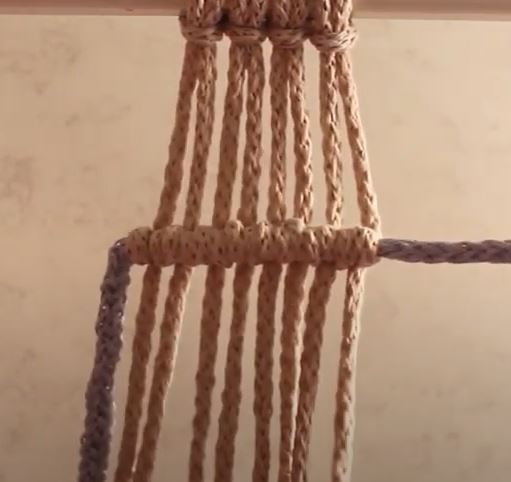➰ Horizontal Double Half Hitch