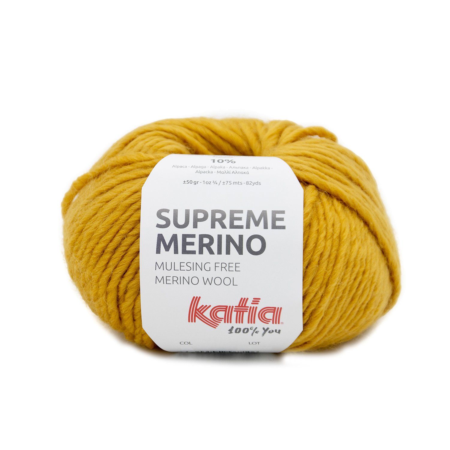 Supreme Merino Light Mustard